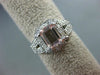 WIDE 1.30CT DIAMOND & AAA MORGANITE 14K WHITE GOLD HALO FILIGREE ENGAGEMENT RING
