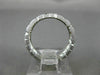 ANTIQUE .80CT OLD MINE DIAMOND PLATINUM HANDCRAFTED FILIGREE FLOWER WEDDING RING