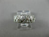 ANTIQUE .80CT OLD MINE DIAMOND PLATINUM HANDCRAFTED FILIGREE FLOWER WEDDING RING
