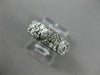 ANTIQUE .80CT OLD MINE DIAMOND PLATINUM HANDCRAFTED FILIGREE FLOWER WEDDING RING