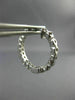 ESTATE 1.40CT DIAMOND 14KT WHITE GOLD DOUBLE SIDED HOOP HUGGIE EARRINGS #16569