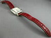 MICHELE .10CT DIAMOND STAINLESS STEEL 3D CLASSIC SQUARE DECO LADYS WATCH #26191