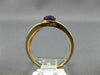 LARGE 1.47CT CHOCOLATE FANCY DIAMOND & AAA AMETHYST 14KT ROSE & BLACK GOLD RING