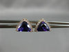 1.25CT DIAMOND & AAA AMETHYST 14KT ROSE GOLD SEMI MOON ILLUSION HANGING EARRINGS