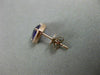 1.25CT DIAMOND & AAA AMETHYST 14KT ROSE GOLD SEMI MOON ILLUSION HANGING EARRINGS