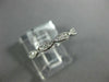 ESTATE .23CT DIAMOND 18KT WHITE GOLD MARQUISE 3 STONE INFINITY ANNIVERSARY RING