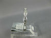 ESTATE .23CT DIAMOND 18KT WHITE GOLD MARQUISE 3 STONE INFINITY ANNIVERSARY RING