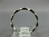 ESTATE .23CT DIAMOND 18KT WHITE GOLD MARQUISE 3 STONE INFINITY ANNIVERSARY RING
