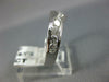 ESTATE .70CT DIAMOND 14KT WHITE GOLD V SHAPE SEMI ETERNITY ANNIVERSARY RING #994