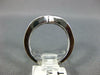 ESTATE .70CT DIAMOND 14KT WHITE GOLD V SHAPE SEMI ETERNITY ANNIVERSARY RING #994