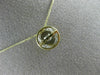 ESTATE .08CT DANCING DIAMOND 14KT YELLOW GOLD CLASSIC SOLITAIRE FLOATING PENDANT