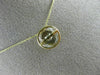 ESTATE .08CT DANCING DIAMOND 14KT YELLOW GOLD CLASSIC SOLITAIRE FLOATING PENDANT