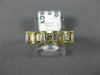 ESTATE .85CT BAGUETTE & PRINCESS DIAMOND 14KT YELLOW GOLD ANNIVERSARY RING #7439