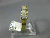 ESTATE .85CT BAGUETTE & PRINCESS DIAMOND 14KT YELLOW GOLD ANNIVERSARY RING #7439