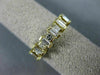 ESTATE .85CT BAGUETTE & PRINCESS DIAMOND 14KT YELLOW GOLD ANNIVERSARY RING #7439