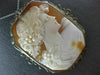 ANTIQUE LARGE 14KT WHITE GOLD FILIGREE LADY SHELL CAMEO PENDANT & BROOCH #20139