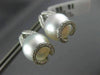LARGE .40CT DIAMOND & AAA SOUTH SEA PEARL 18K WHITE GOLD TEAR DROP STUD EARRINGS