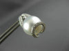 LARGE .40CT DIAMOND & AAA SOUTH SEA PEARL 18K WHITE GOLD TEAR DROP STUD EARRINGS