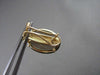 ANTIQUE 26.6CTW CLIP ON SMOKY TOPAZ & DIAMOND 18KT WHITE & YELLOW GOLD EARING