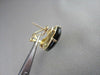 ANTIQUE 26.6CTW CLIP ON SMOKY TOPAZ & DIAMOND 18KT WHITE & YELLOW GOLD EARING