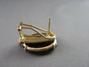ANTIQUE 26.6CTW CLIP ON SMOKY TOPAZ & DIAMOND 18KT WHITE & YELLOW GOLD EARING