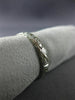 ANTIQUE .30CT ROUND DIAMOND 18K WHITE GOLD MILGRAIN FILIGREE ETERNITY RING #9256