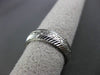 ANTIQUE 14KT WHITE GOLD 3D FLORAL FILIGREE WEDDING ANNIVERSARY RING 5mm #18934