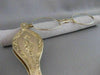ANTIQUE .20CT OLD MINE DIAMOND 14KT Y GOLD FILIGREE LORGNETT OPERA GLASSES #2543
