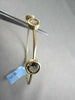ANTIQUE HAMMER LOOK 3.92CT SMOKY TOPAZ & CITRINE 14KT YELLOW GOLD BANGLE !!!!