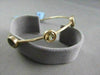 ANTIQUE HAMMER LOOK 3.92CT SMOKY TOPAZ & CITRINE 14KT YELLOW GOLD BANGLE !!!!