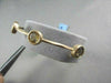 ANTIQUE HAMMER LOOK 3.92CT SMOKY TOPAZ & CITRINE 14KT YELLOW GOLD BANGLE !!!!