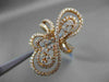 ANTIQUE MASSIVE 1.23CT DIAMOND 18KT ROSE GOLD 3D FLOATING MUSICAL NOTE FUN RING