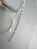 ANTIQUE NARROW 2.06CT DIAMOND 18KT WHITE GOLD 2MM WIDE BANGLE SIMPLY BEAUTIFUL!
