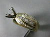 1.50CT DIAMOND 14K YELLOW GOLD ROUND & BAGUETTE SEMI MOUNT ENGAGEMENT RING 21099