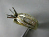 1.50CT DIAMOND 14K YELLOW GOLD ROUND & BAGUETTE SEMI MOUNT ENGAGEMENT RING 21099