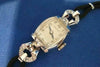 ANTIQUE OLD MINE DIAMOND 14KT WHITE GOLD LONGINES WATCH SWISS MECHANICAL #19574