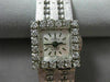 ANTIQUE .45CT OLD MINE DIAMOND 18KT WHITE GOLD FORTIS 17 JEWELS WATCH #18918