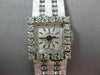 ANTIQUE .45CT OLD MINE DIAMOND 18KT WHITE GOLD FORTIS 17 JEWELS WATCH #18918