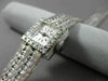ANTIQUE .45CT OLD MINE DIAMOND 18KT WHITE GOLD FORTIS 17 JEWELS WATCH #18918