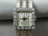 ANTIQUE .45CT OLD MINE DIAMOND 18KT WHITE GOLD FORTIS 17 JEWELS WATCH #18918