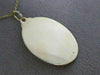 ANTIQUE LARGE .10CT SAPPHIRE PEARL 14K YELLOW GOLD HAPPY BIRTHDAY PENDANT #21188