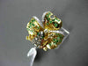 ANTIQUE 1.04CT MULTI DIAMONDS & AAA GEMSTONES 18K YELLOW GOLD FLOATING FROG RING
