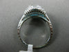 ANTIQUE .15CT OLD MINE DIAMOND 18KT WHITE GOLD 3D SOLITAIRE ENGAGEMENT RING 2128