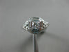ANTIQUE .15CT OLD MINE DIAMOND 18KT WHITE GOLD 3D SOLITAIRE ENGAGEMENT RING 2128