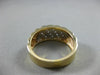 ANTIQUE .32CT OLD MINE DIAMOND 14KT 2 TONE GOLD WEDDING ANNIVERSARY RING #17243