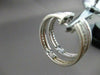 ESTATE WIDE .50CT DIAMOND HOOPS 14KT WHITE GOLD EARRINGS F/G VVS BEAUTIFUL #1439