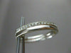 ESTATE WIDE .50CT DIAMOND HOOPS 14KT WHITE GOLD EARRINGS F/G VVS BEAUTIFUL #1439