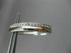 ESTATE WIDE .50CT DIAMOND HOOPS 14KT WHITE GOLD EARRINGS F/G VVS BEAUTIFUL #1439