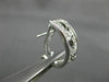 ESTATE WIDE .41CT DIAMOND 18KT WHITE GOLD 3D MULTI HEART ETOILE CLIP ON EARRINGS