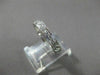 ANTIQUE .30CT DIAMOND 14KT WHITE GOLD FILIGREE ETERNITY 3 DIMENSIONAL RING #1150